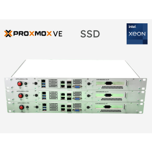 Cluster Proxmox VE Server a 3 Nodi A3: Intel Xeon, 18 Dischi SSD,  2 NIC 10 Gbit - Miniserver.it